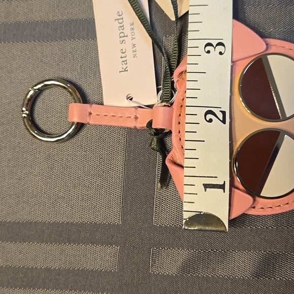 Kate Spade NWT Spademals Rococo Pink Leather Dog - Picture 5 of 5